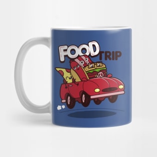 Funny Cute Original Kawaii Junk Food Road Trip Cute Meme For Foodies Mug